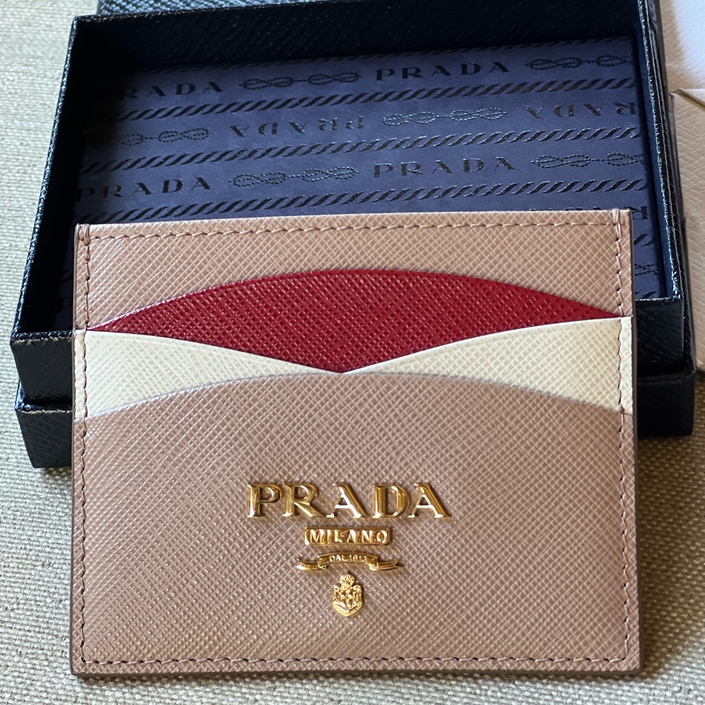 Prada Saffiano Leather Card Holder